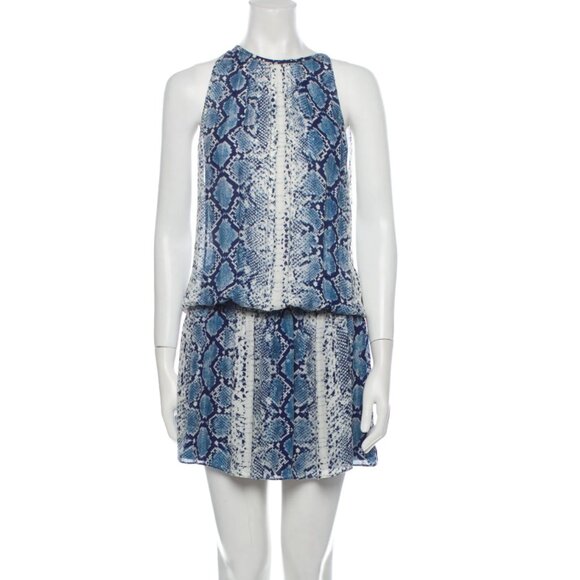 Ramy Brooke, snake skin Paris Drop Waist Dress - Size Medium - Picture 1 of 4